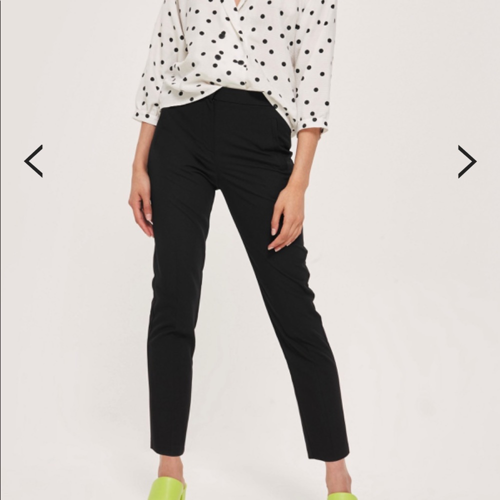 High Waist Cigarette Trousers